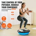 thumbnail image 3 of VEVOR 23" Half Exercise Ball Trainer Yoga Balance Stability Ball Resistance Band, 3 of 9