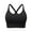 Black, variant on Bras for Womens Crisscross Back Lightweight Strappy Quick-Dy Elastic Breathable Running Athletic Comfort Underwear