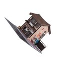 thumbnail image 1 of serony 1:64 Car Garage Diorama Model DIY for Architectural Building DIY Scene Model, 1 of 9