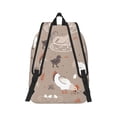 thumbnail image 2 of Naloa Chicken Canvas Backpack for Men Women Rucksack Casual Travel Daypack College Tote Satchel Bookbag for Teens-Medium, 2 of 7