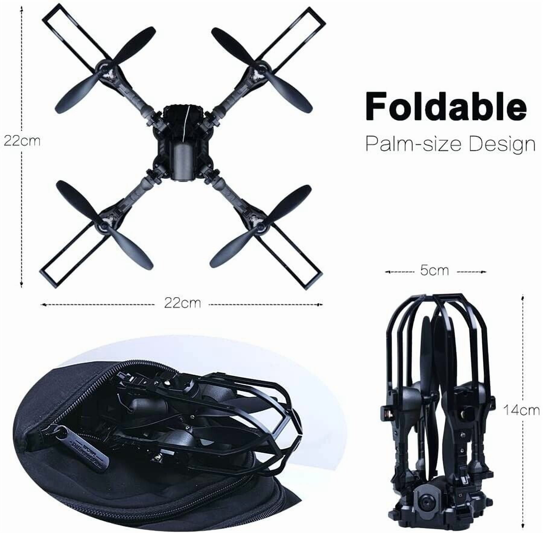 RC Drone for Beginners with 720P HD Camera Live Video 2.4GHz Foldable Arms