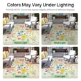 thumbnail image 4 of DEORAB 8'x 10' Outdoor Rug Chenille 3-Layers Patio Washable Mat Imitation Silicone Material Camping Porch Deck Carpet,SOFTWHITE, 4 of 9