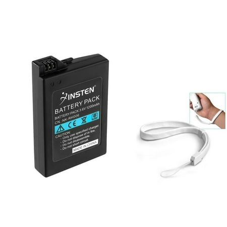 1200Mah Rechargeable PSP Battery by Insten For PSP Slim 2000/3000 (2-in-1 Accessory