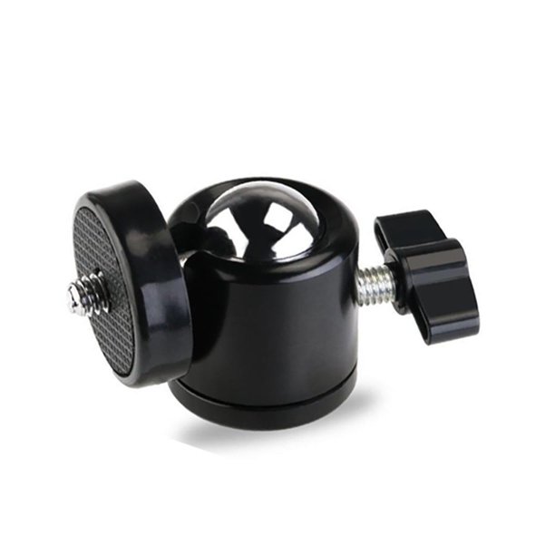 Methold Ball Head Mini Tripod Swivel Flashlight 1/4 Camera Screw Camcorder Monopod LED Mount Flash Foldable Phone Adapter Light Type3 NO3