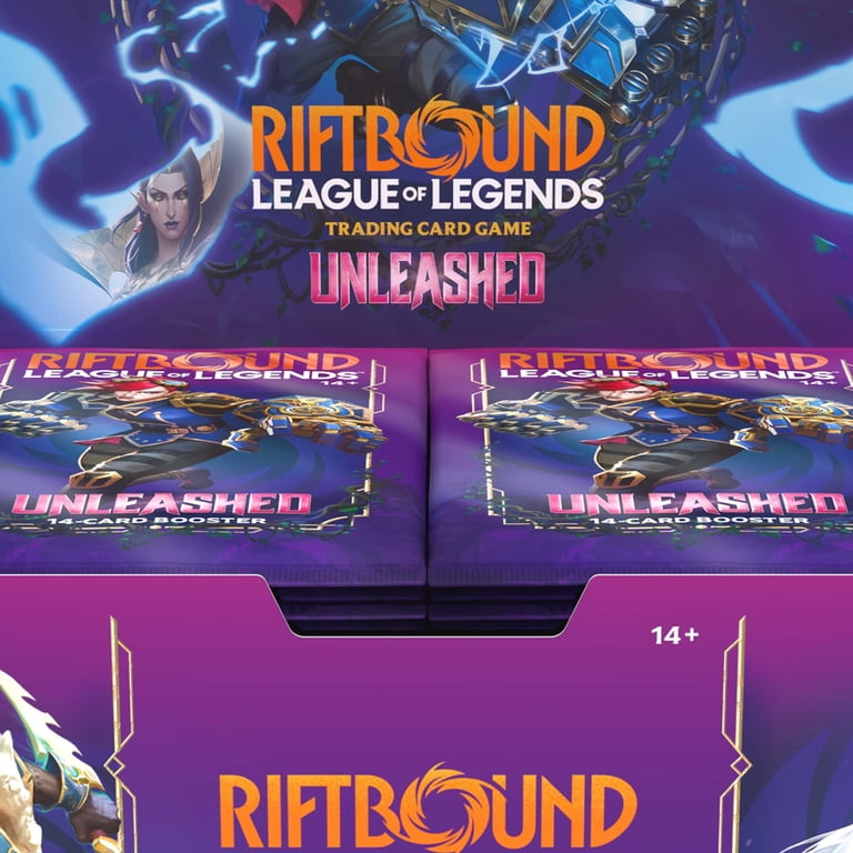 Riftbound: League of Legends TCG Unleashed - Booster Display - 24 Booster  Packs (14 Cards Ea), Deck-Building Trading Card Game, Randomly Assorted -  Walmart.com