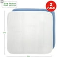 thumbnail image 3 of Gogreen Alèses Réutilisables Imperméables pour Incontinence, Lavables et Absorbantes, Protège-Matelas pour l'Apprentissage de la Propreté, Adulte, Enfants, Chiens (34 Pouces x 36 Pouces, 2 Pcs), 3 of 21