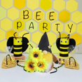thumbnail image 5 of Bumble Bee Gnome de felpa de primavera y verano con girasol-Elf, decoraciones del Día Mundial de la Abeja, regalos, adornos de felpa de gnomos de abeja de verano-dwa escandinavo Afortunado Sencillez, 5 of 5