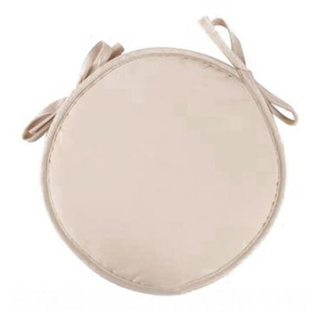 

CenturyX Tie-on Round Seat Pad Chair Cushion Non-slip Sofa Home Decorative Soft Padchair Chairs Pillow Seat Cushion Beige 30*30cm