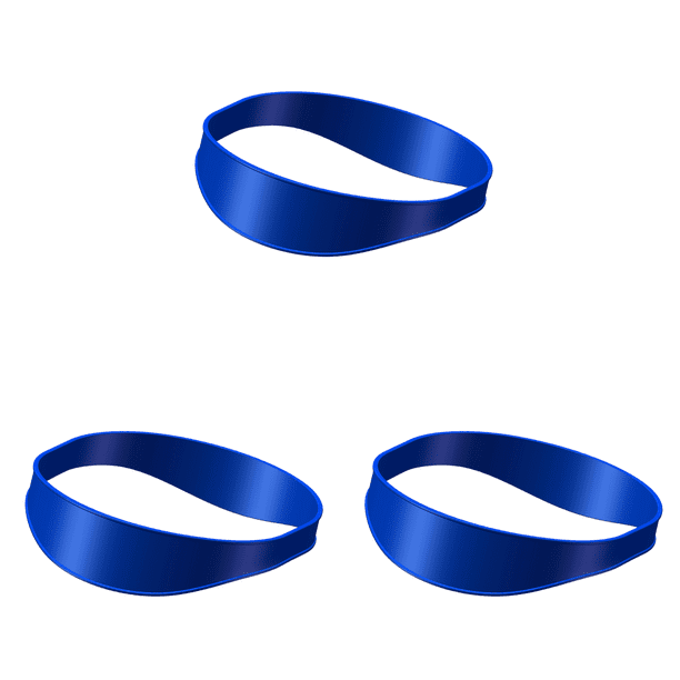 Likrtyny Plantilla para Moldear El Guía Corte Silicona Curva Diadema (Azul)