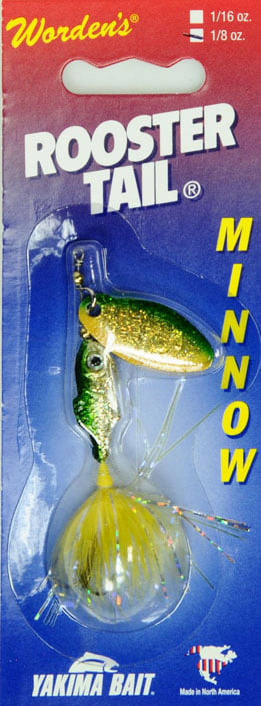 Rooster Tail Minnow, Golden Shimmer