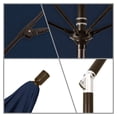 thumbnail image 3 of Pemberly Row Skye 9' Bronze Patio Umbrella in Olefin Navy Blue, 3 of 3