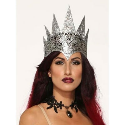 Lace Queen Crown Halloween Costume Accessory
