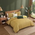 thumbnail image 6 of Bebejan Radiance 5 Piece Comforter Set, White, King, 100% Cotton Sateen, Reversible, All Season, Cozy Comfort, 6 of 9