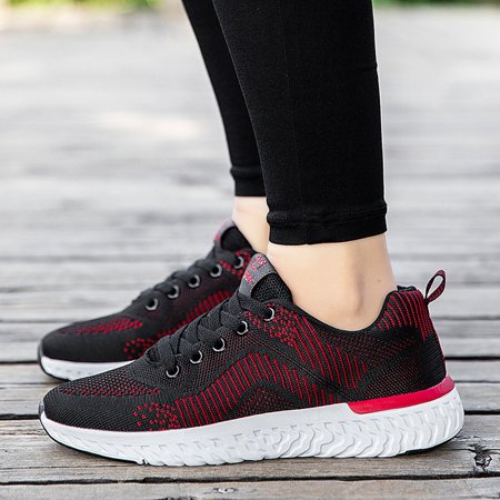 

Christmas Women Outdoor Mesh Lace-Up Sports Shoes Runing Breathable Shoes Sneakers