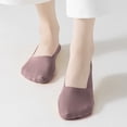 thumbnail image 5 of pares de calcetines náuticos de verano de estilo fino, calcetines invisibles de silicona antideslizantes, calcetines cortos de boca baja para mujer, 5 of 5