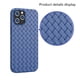 thumbnail image 3 of Compatible con iP14 Pro Max 6.7, funda para teléfono con diseño de textura de cuero y tejido, material de TPU, ultradelgada., 3 of 5