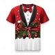 thumbnail image 5 of Tops para hombre, blusas y camisas de manga corta con cuello redondo para hombre, moda para hombre, casual, cuello redondo, estampado, jersey deportivo, mangas cortas, camiseta, blusa navideña, blusa, 5 of 6