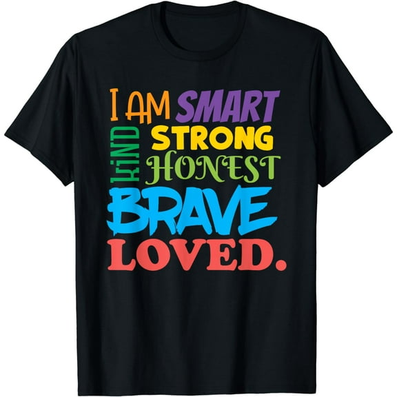Empowering Kindness Encouraging Positive Affirmation Kids T-Shirt