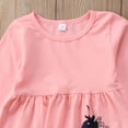 thumbnail image 5 of USA Unicorn Toddler Girls Kids Cotton Cartoon Tunic Top Dress Floral Pants 2Pcs Outfits Set Clothes, 5 of 8