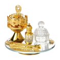 thumbnail image 2 of Soportista de incienso Mesa de regalo de regalo Curno de incienso para accesorios de decoración de spa de oficina, 2 of 9