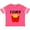 Football Pink and White, variant on Inktastic Fry Lover I Love French Fries Boys or Girls Toddler T-Shirt