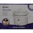 Rival 2 Quart Slow Black Cooker