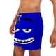 thumbnail image 5 of Pantalones Cortos de Cintura Elástica de los Hombres con Impresión Divertida, Pantalones de Baño Casuales con Bolsillos para el Uso Diario de la Playa de Verano, 5 of 5