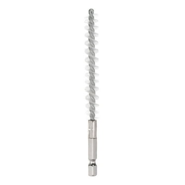 Uxcell Nylon Bore Brush 8mm Dia Cleaning Wire Brush with Handle 1/4 Inch Hex Shank for Tubes, Ports, Bearings