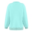 thumbnail image 5 of VV AVEORS Womens Oversized Sweatshirts Fall Fashion Hoodies Half Zip Casual Cozy Pullover Long Sleeve Shirts Clothes Sky Blue M, 5 of 5