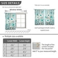 thumbnail image 3 of Farmhouse Farm Kitchen Curtains Rustic Vintage Cute Animal Short Curtains for Windows Country Cow Barn Buffalo Checked Windmill Rod Pocket Small Cafe Window Treatment Drapes 2 Panels (26x36 Inch), 3 of 6