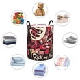 thumbnail image 6 of Rick And Morty Laundry Basket Circular Laundry Hamper Dirty Clothes Storage Bucket Toy Organizer With Handles For Bedroom Bathroom College Dorm Small, 6 of 8