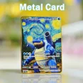 thumbnail image 5 of Metal Letters Cards Blastoise Vmax Charizard Pikachu Gx Mewtwo Golden Shiny Iron Letter Anime Game Card Kid Toys, 5 of 5