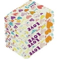 thumbnail image 4 of GZHJMY Valentine's Day Love Heart Washcloths 6 Pack, Highly Absorbent Soft Cotton Baby Washcloths Fingertip Towels, 12 x 12 Inch, 4 of 7