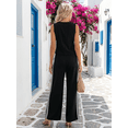 thumbnail image 3 of Conjunto Casual Chic 2 Piezas Chaleco Moderno y Pantalón Recto con Detalle Lateral para Mujer, 3 of 5