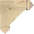 thumbnail image 3 of Ekena Millwork 4"W x 14"D x 14"H Traditional Arts & Crafts Rough Sawn Bracket, Douglas Fir, 3 of 4