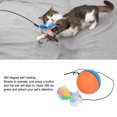 thumbnail image 3 of Interactive Cat Ball Toys, Electric 360 Degree Self Rotation Ball with Feather Stick Toy for Cats, 3 of 7
