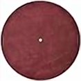 thumbnail image 3 of Genuine Leather Turntable Platter Mat - Maroon Suede, 3 of 3