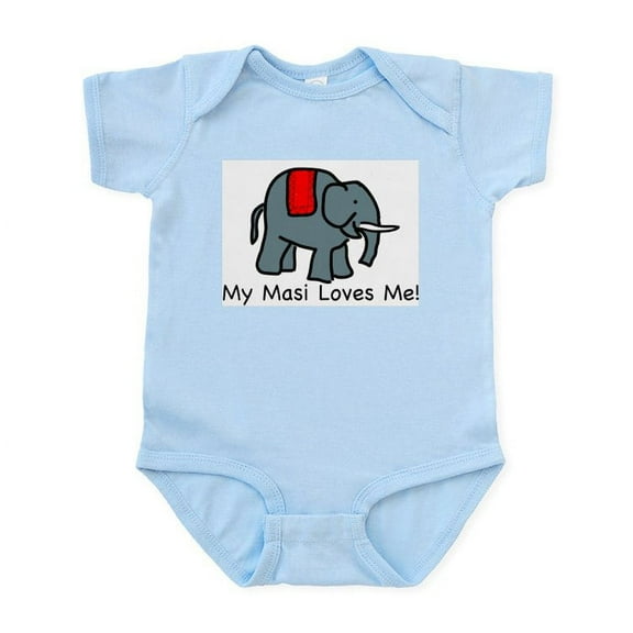 CafePress - Masi Loves Me Infant Creeper - Baby Light Bodysuit, Size Newborn - 24 Months