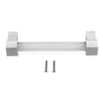 thumbnail image 3 of  Acrylic Handle, Acrylic Drawer Pulls Strong  For Closet Hole Spacing 128 Silver, 3 of 8