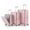Peach Pink, variant on NIGSQJB Luggage Sets 3 Piece, 20in/24in/28in PC Lightweight Luggage, Expandable Carry On Suitcase Set with TSA Lock & Double Wheels, Front Open Hardshell Luggage Sets with PVC Cover, Pink