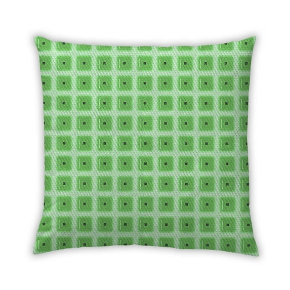 Ahgly Company Outdoor Square Contemporary Throw Pillow, 18 inch by 18 inch