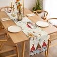 thumbnail image 3 of Table Runner 36 Inches Long for Kitchen Dining, Gnomes Spring Floral Dresser Scarf Farmhouse, Dining Table Decorations for Wedding/Parties, Daisy Pastoral Flowers Watercolor 13 x 36 In, 3 of 8