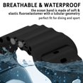 thumbnail image 5 of SOLOLUP Ocean Silicone Band for Apple Watch Band 49mm 45mm 44mm 42mm 41mm 40mm 38mm Women Men, Breathable Sport Band Adjustable Wristband Replacement for iWatch Ultra Series 8 7 SE 6 5 4 3 2 1 Nike, 5 of 9