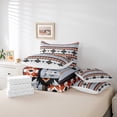thumbnail image 5 of Western Boho Bed in a Bag King Size Comforter Set 7 Pieces,Bull Skull Dream Catchers Bedding Sets Tribal Arrow Aztec Bohemian Sheet Set with Comforter, 5 of 5