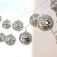 thumbnail image 3 of Cadena de luces LED AceList con espejo de bola de discoteca para fiestas, 50 LED, 3 of 9
