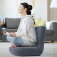 thumbnail image 2 of Pellebant  Gaming Chair Folding Adjustable Sofa, Bluish Gray, 2 of 8