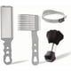 thumbnail image 1 of Juego de 4 peines degradados Blend Friend, peine de barbería, kit de autocorte para hombres, peine degradado, compatible con todas las cortadoras de pelo, para el hogar y el salón (negro), 1 of 1