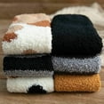 thumbnail image 5 of Douhoow Women Fleece Socks Winter Cat Claws Thick Warm Sleep Floor Socks Plush Coral Fleece Socks, 5 of 7