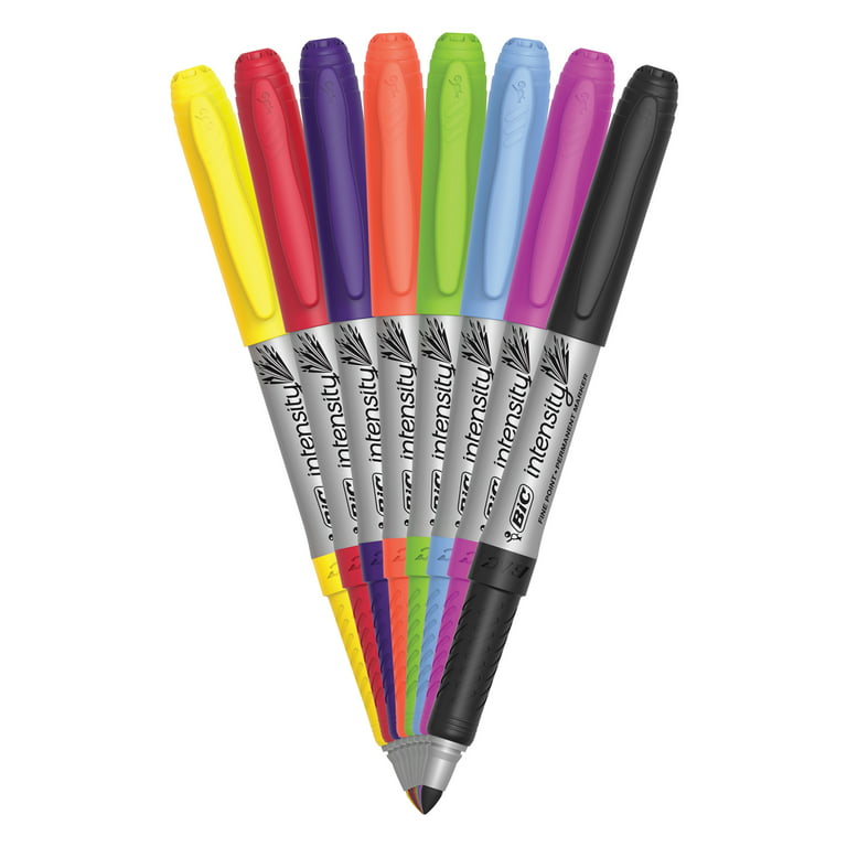 Bic Intensity Permanent Markers Ultra Fine Point Assorted Colors
