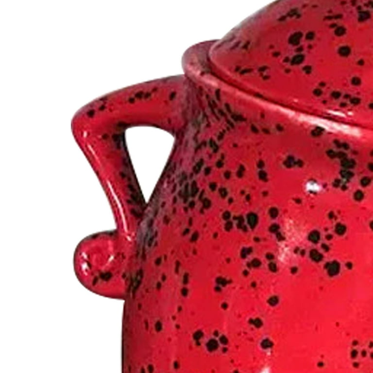 Desktop Cup Ornament, Drop Resistant Teapot with Attitude Stylish Decorate  for Halloween (Pink)